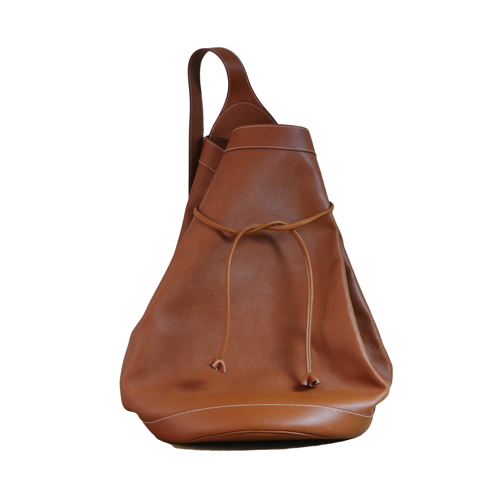brown leather hermes bag