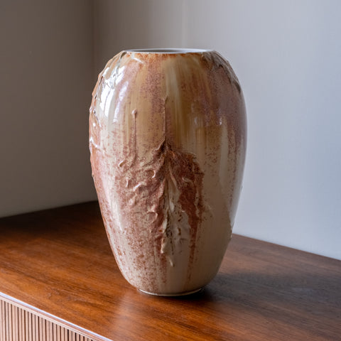KPM, BERLIN, RARE VASE WITH CRYSTAL GLAZE, 1920