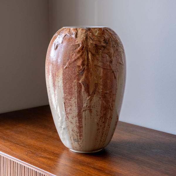 KPM, BERLIN, RARE VASE WITH CRYSTAL GLAZE, 1920