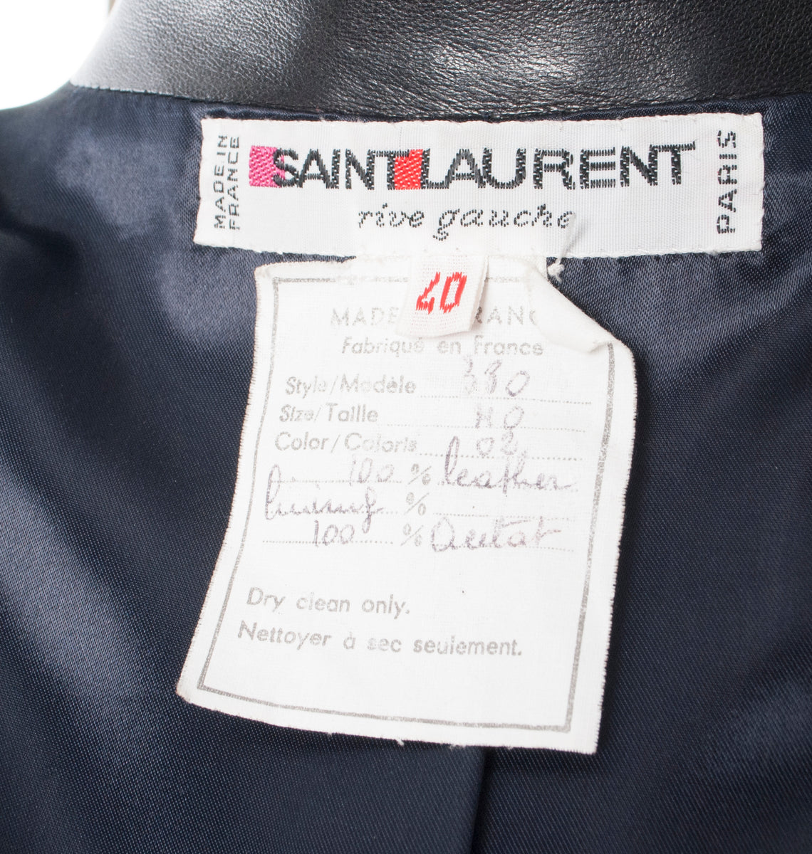 Yves Saint Laurent Rive Gauche dress - M - 1989 second hand vintage – Lysis