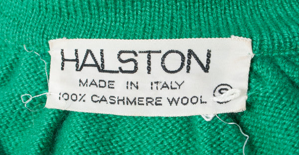 HALSTON CASHMERE  DRESS WITH XL SCARF