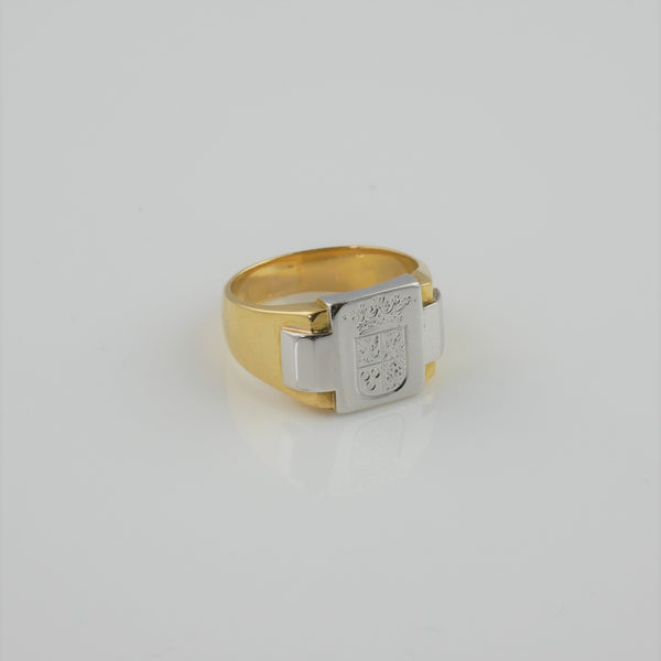 CREST RING SMALL CROWN FAMILY , 18K