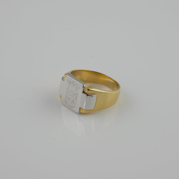 CREST RING SMALL CROWN FAMILY , 18K