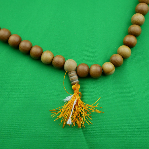 AGRA CHENXIANG WOOD BEADED PRAYER NECKLACE